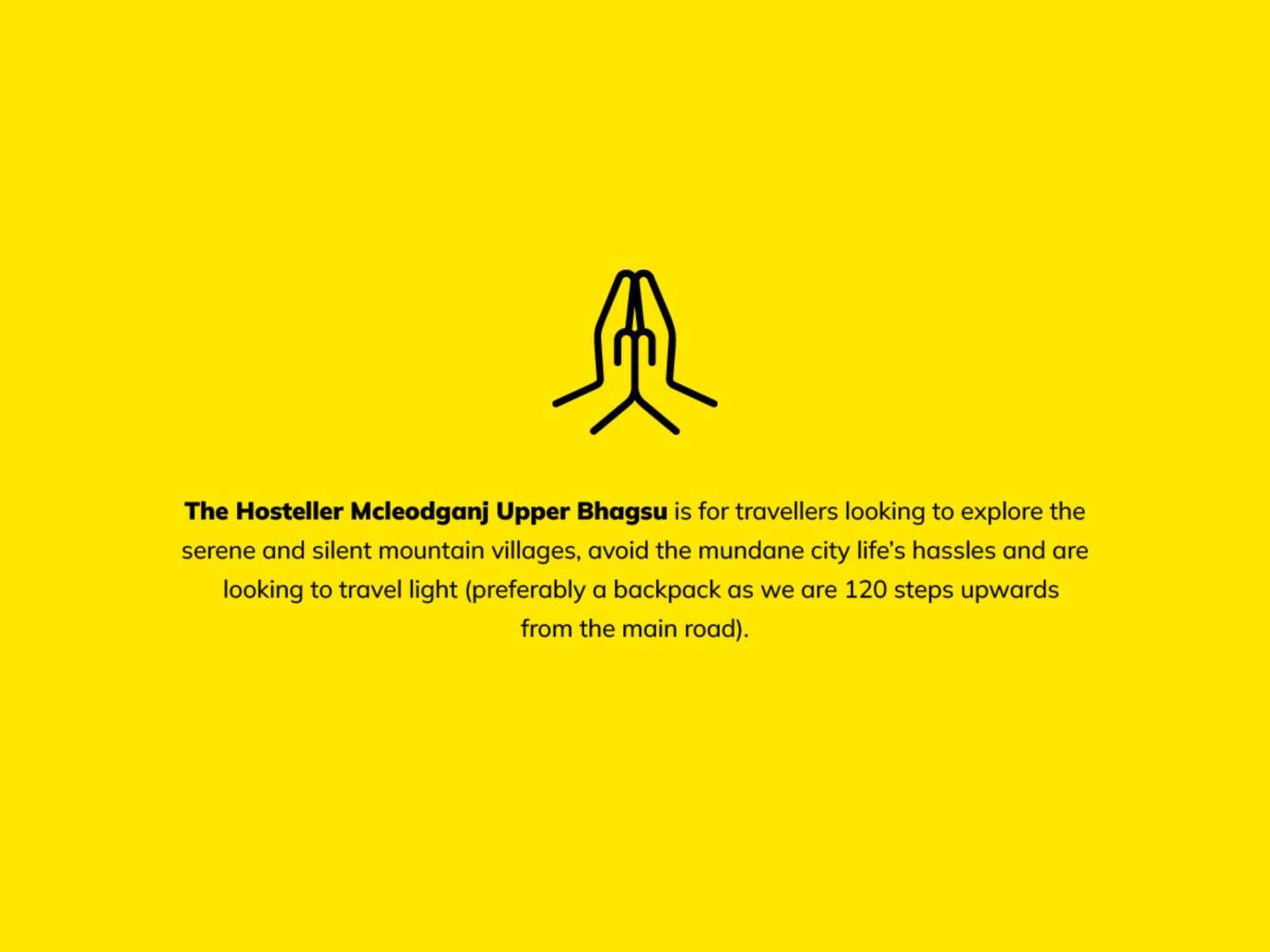 The Hosteller Mcleodganj, Upper Bhagsu マクロード・ガンジ エクステリア 写真